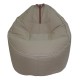 Round Pear - Beige with Cream piping Polyester